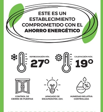 FREMM elabora un cartel modelo con las medidas de ahorro energético