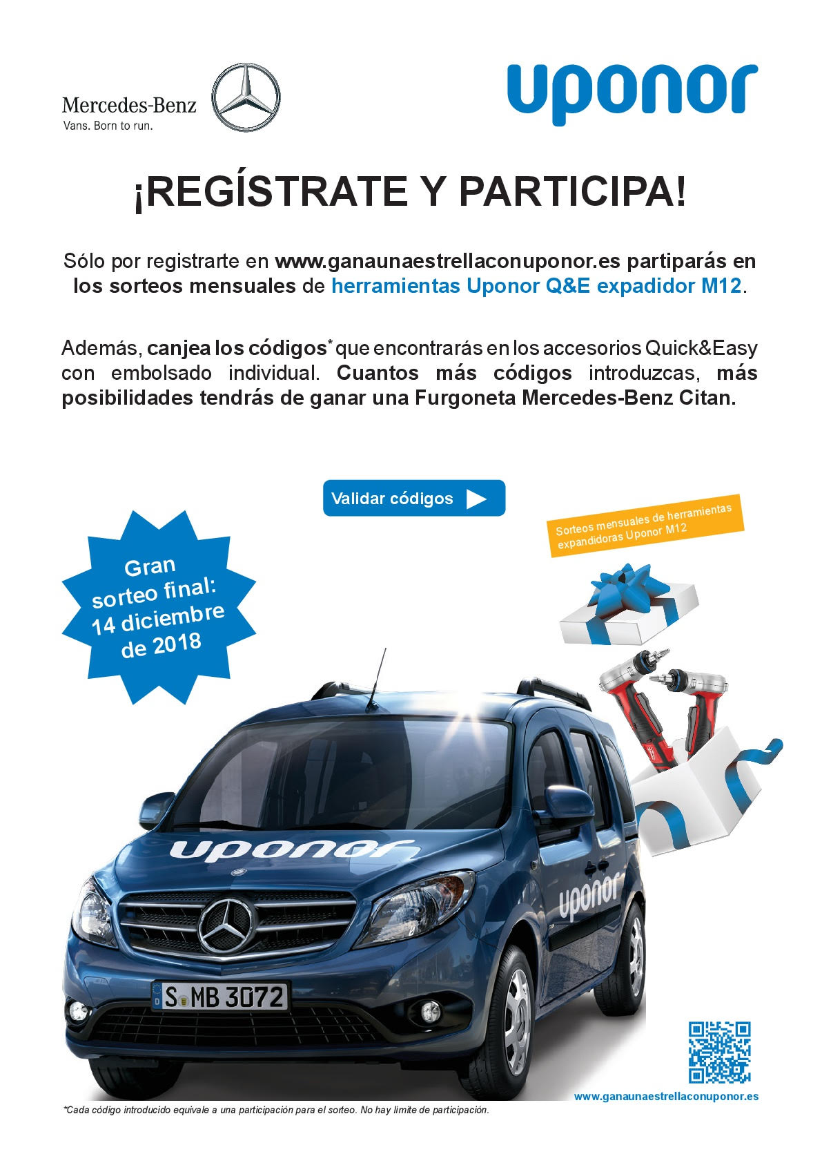 Uponor sortea una furgoneta entre sus clientes
