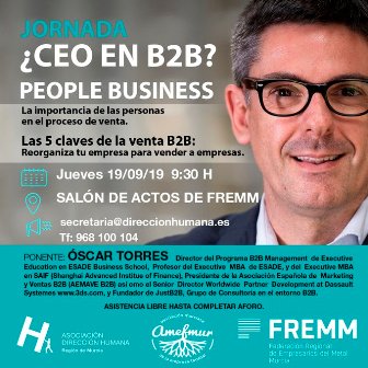 FREMM dará a conocer las claves de la venta entre empresas