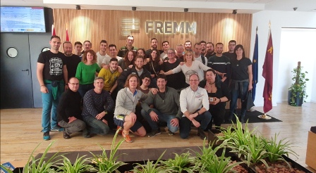 Profesores y alumnos del Centro de Formación de FREMM celebran una jornada de convivencia