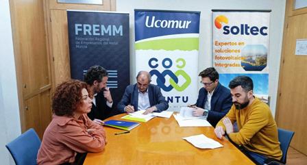 Las energías renovables, formación y autoempleo unen a FREMM, UCOMUR y Soltec