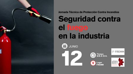 La seguridad industrial centrará la Jornada Técnica de Protección contra Incendios 
